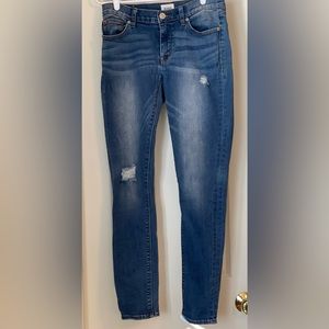 Hudson Krista Super Skinny Distressed Jeans Size 27